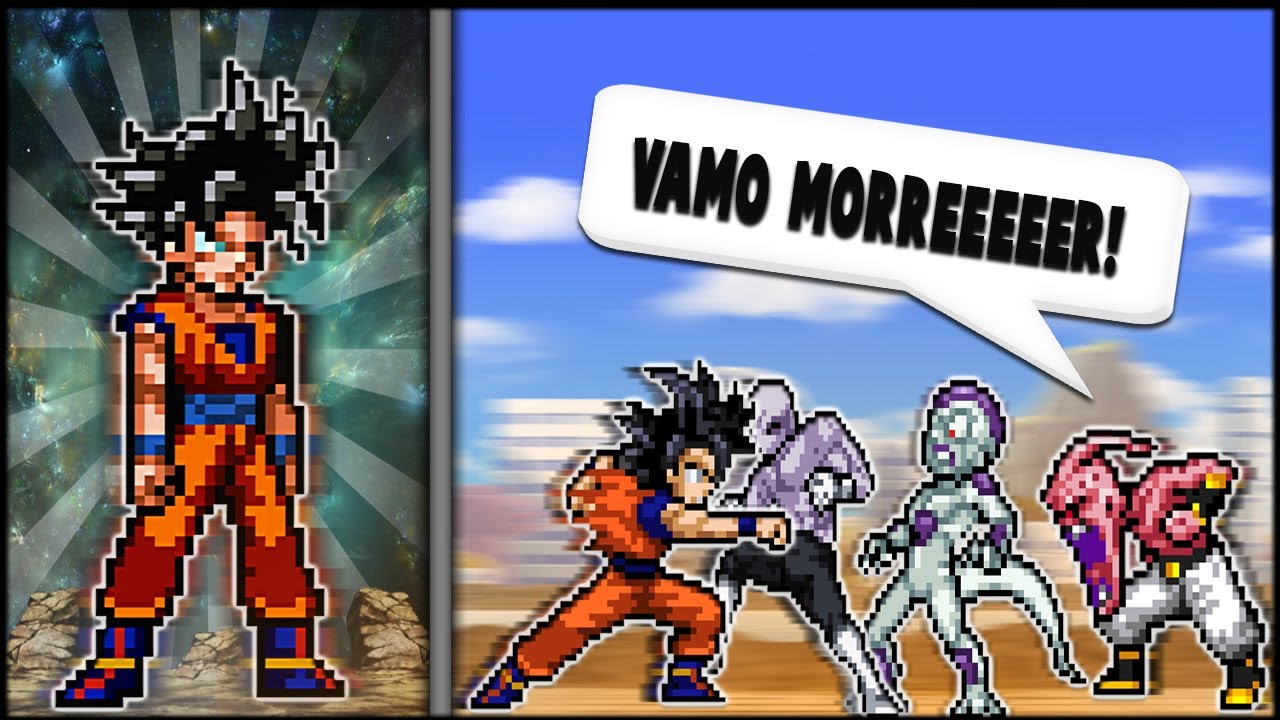 GOKU OP CONTRA TODOS OS OPONENTES DO ANIME NO MUGEN!