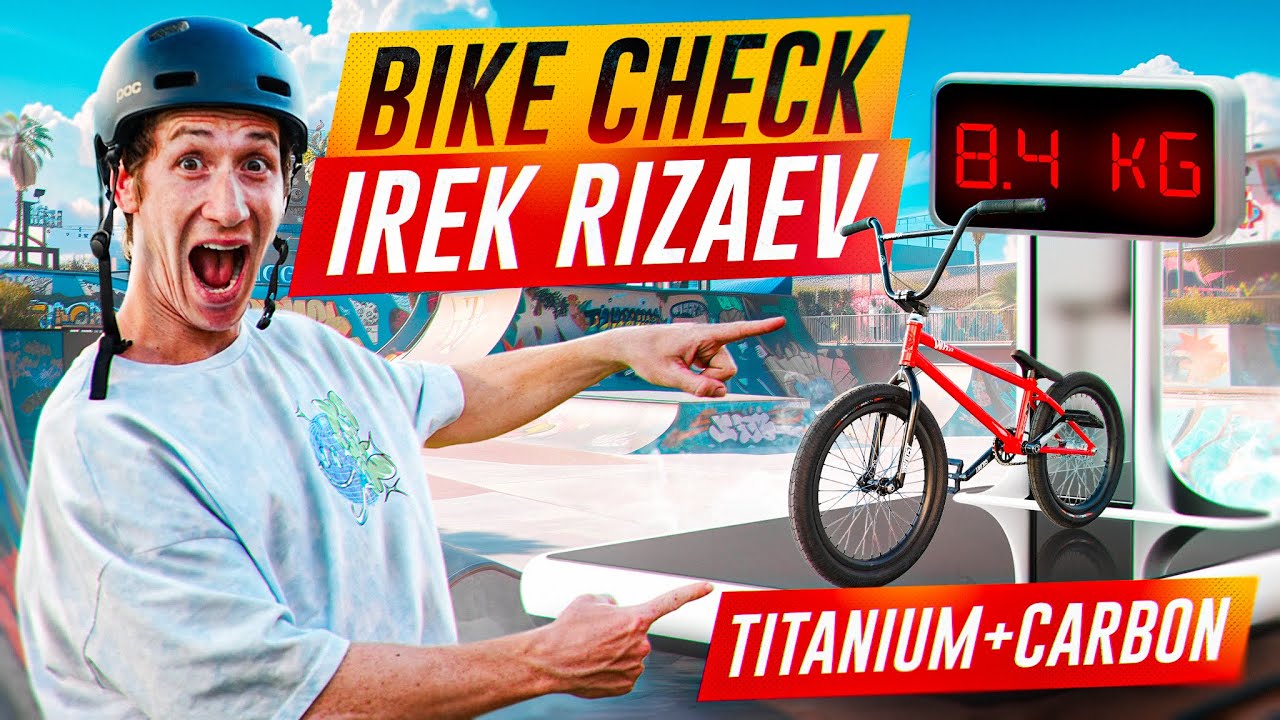 Irek Rizaev - BIKE CHECK | AliExpress CARBON rims + lots of titanium