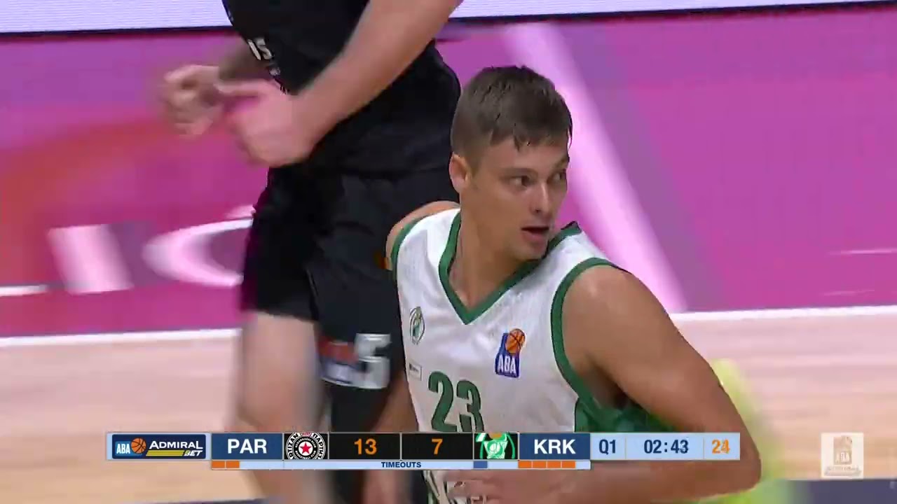 AdmiralBet ABA League 2021/22 highlights, Round 5: Partizan NIS – Krka (23.10.2021)