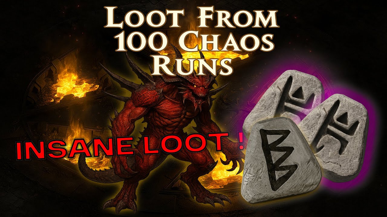 INSANE Loot from 100 Chaos Sanctuary Runs! (PD2 Season 12)
