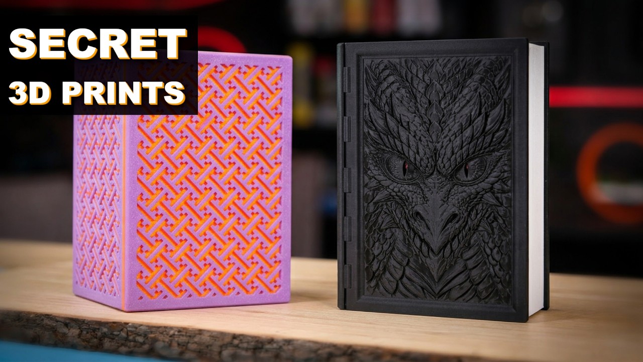 GENIUS 3D Printed Secret Safes You Can’t Find!