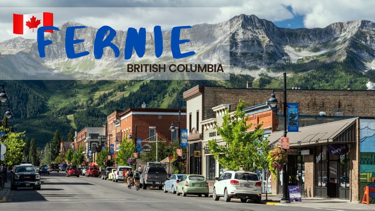 Tour around City of FERNIE, British Coumbia | Canada [4K]