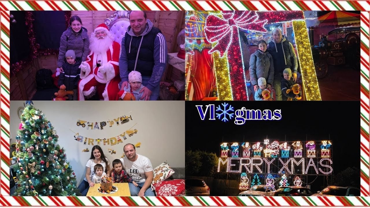 Vlogmas 20 ☃️| Îl vizitam pe Mos Crăciun & Tortul pe care și l-a dorit de ziua lui
