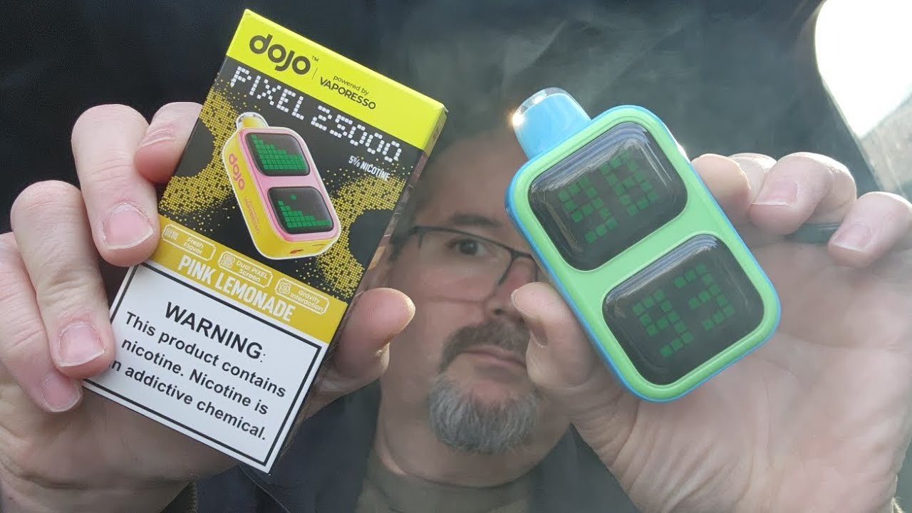 DOJO PIXEL 25000 by Vaperesso in Blue Stardust and Pink Lemonade 21&older