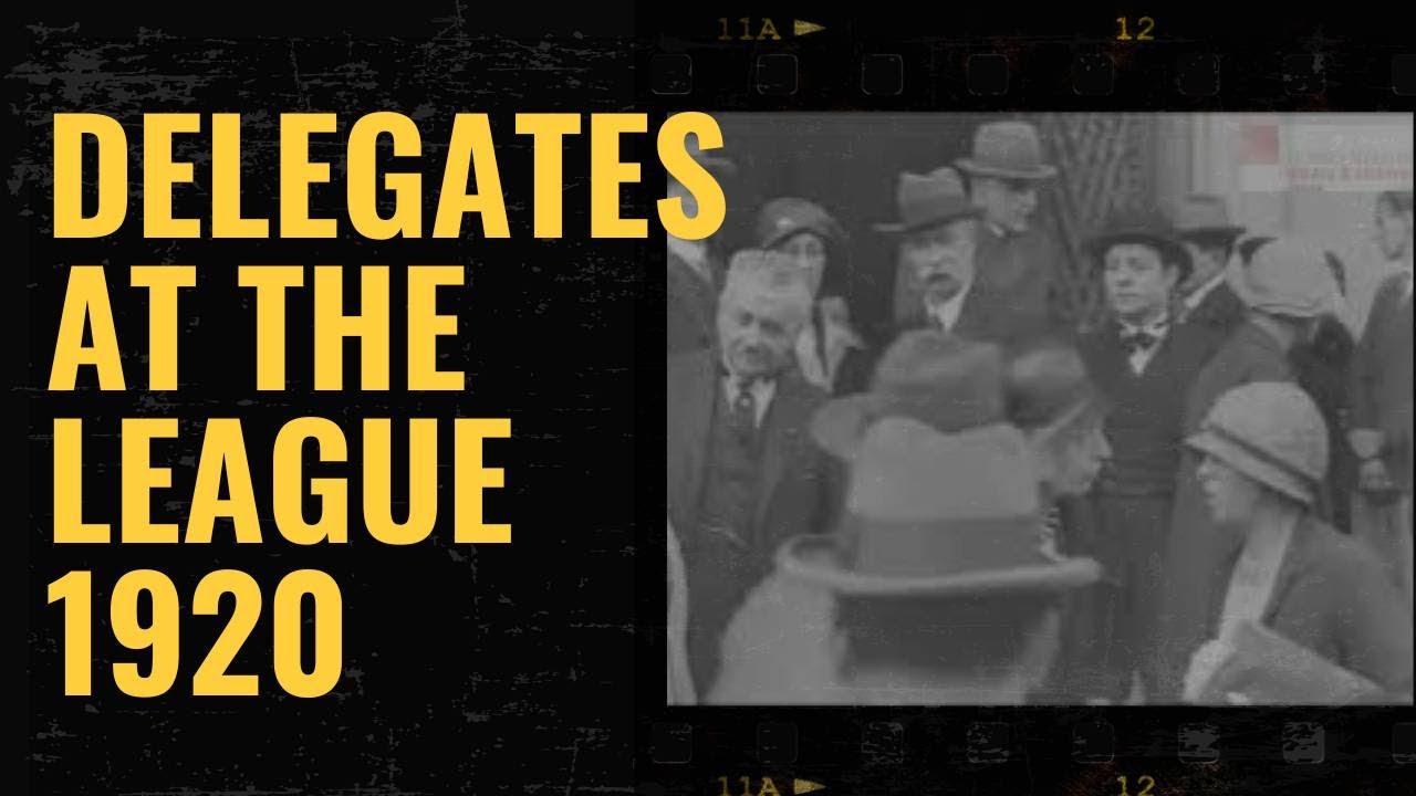 Delegates at the Assembly of the League of Nations in the 1920s