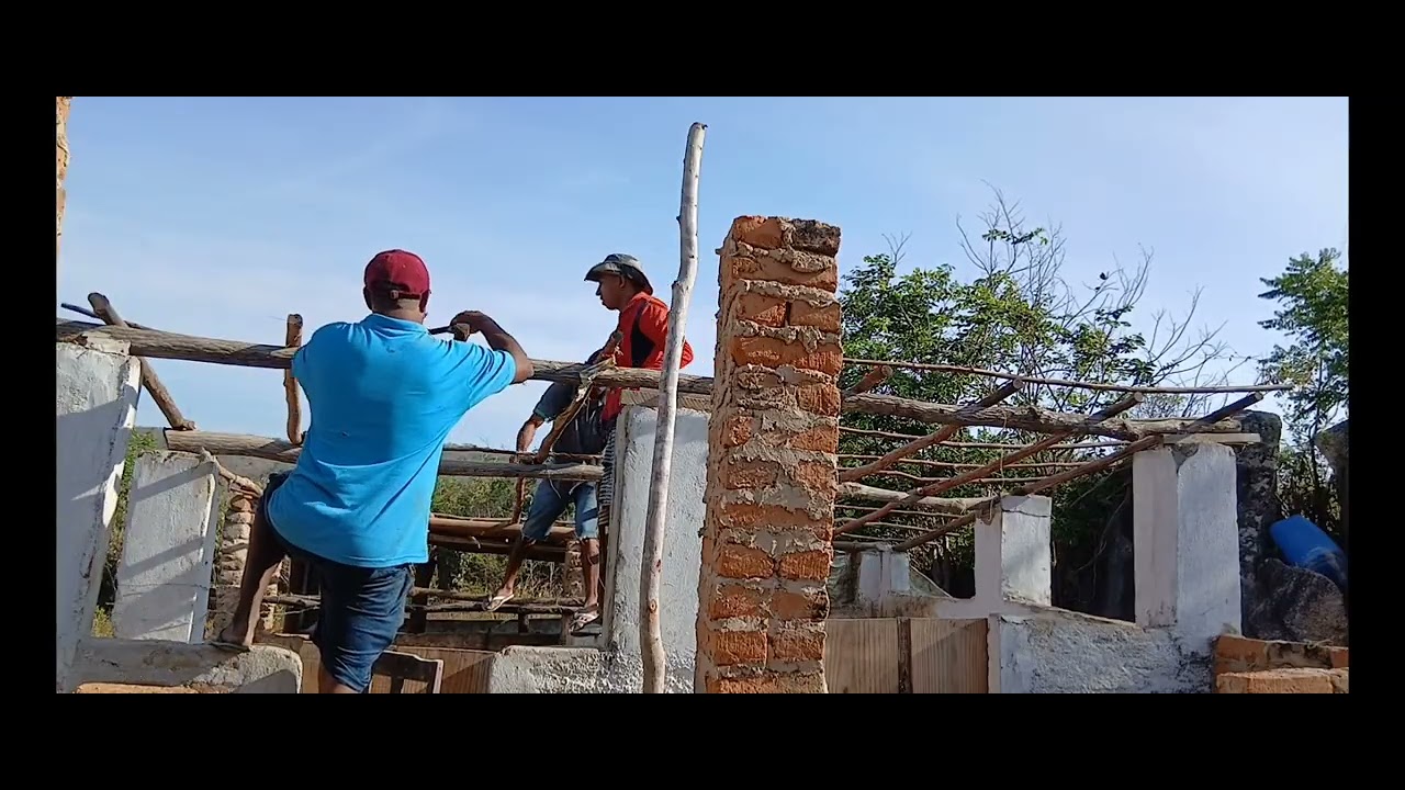O trabalho sendo concluído 