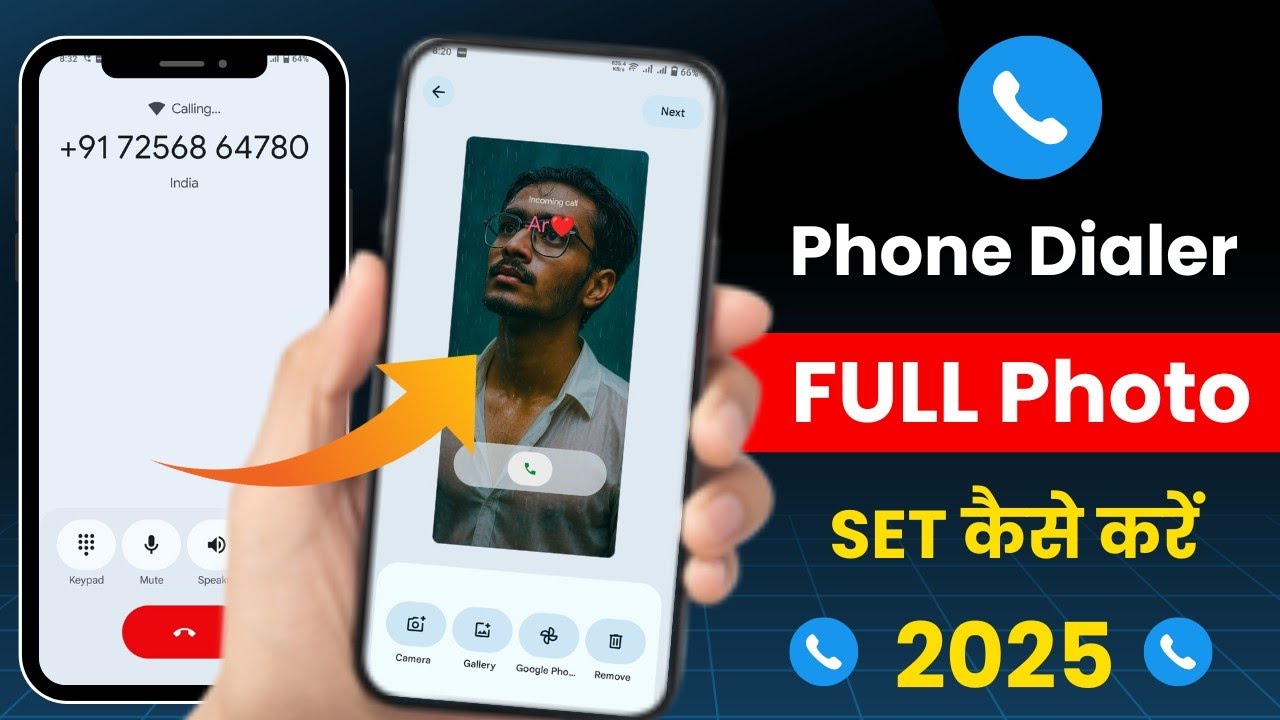 Google Dialer Me Photo Kaise Set Kare | Phone Dialer Me Photo Set kaise kare | Full photo set 2025