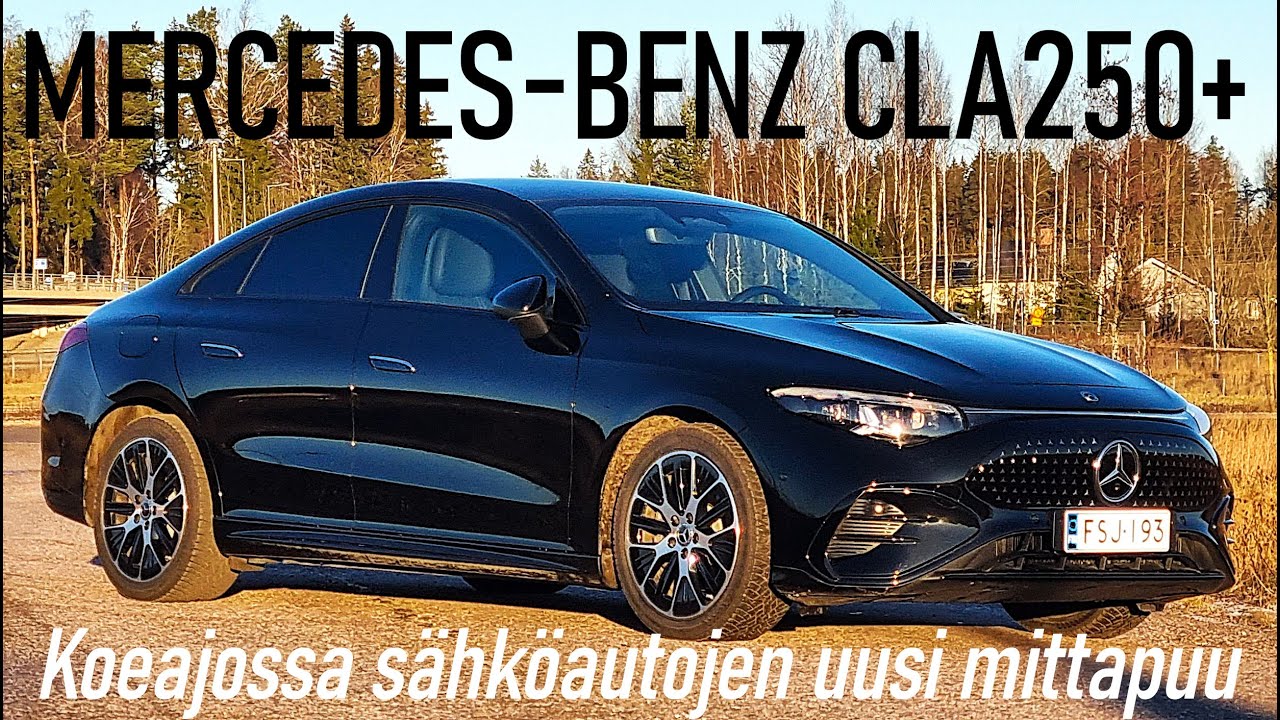 Sähköautojen uusi mittapuu - Koeajossa uusi Mercedes-Benz CLA250+