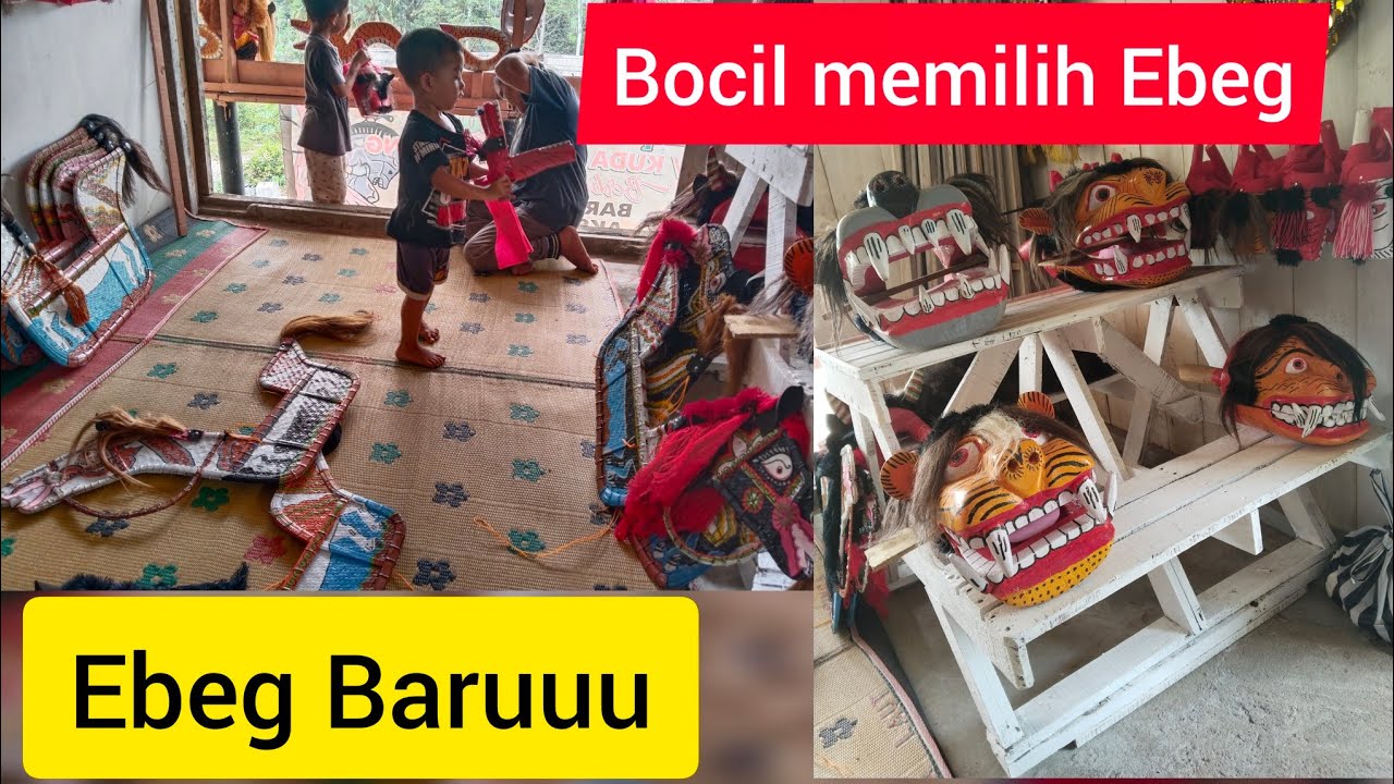 Beli Ebeg Buat Duo Bocil | Ebeg | Jaranan | Kuda Kepang |Kuda Lumping|Pengrajin Ebeg #susifitri1836