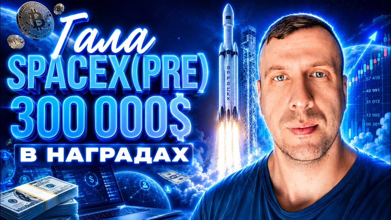 Pre-IPO SpaceX на MEXC 🚀 Как зайти раньше IPO + раздача $300,000