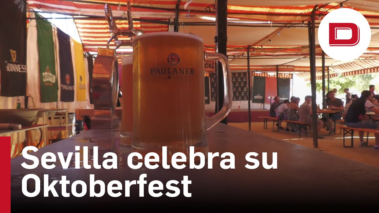 Sanl&uacute;car la Mayor celebra su Oktoberfest tirando 10.000 litros de cerveza