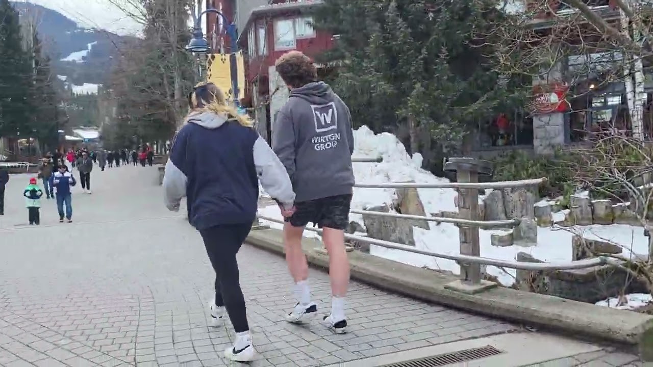 Whistler. Olympic Village. Feb 17, 2024