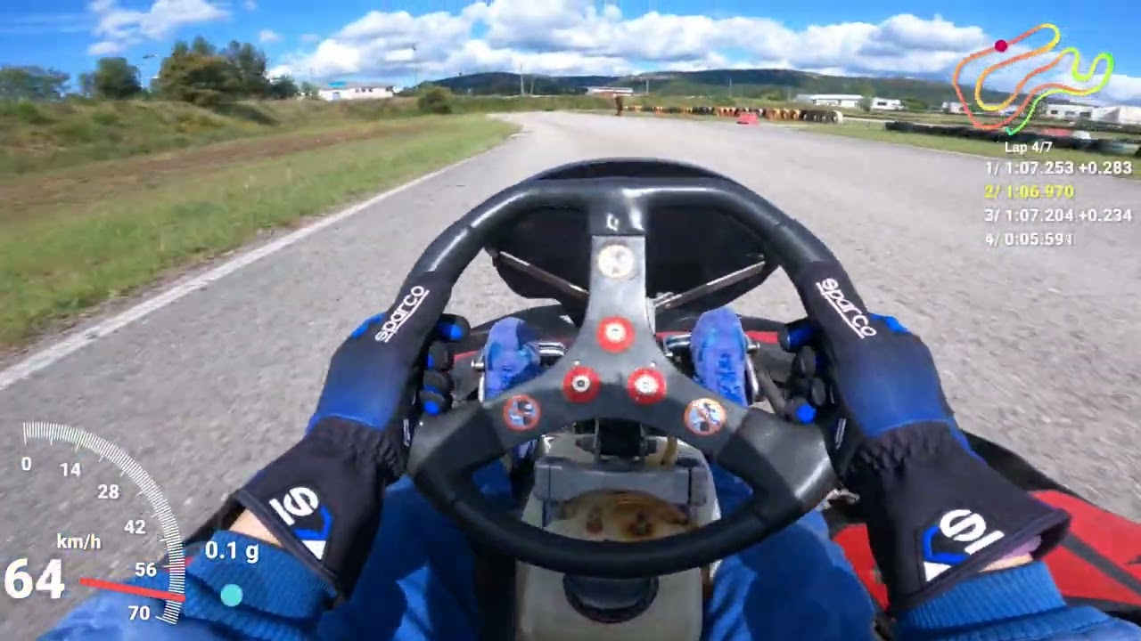 Onboard Sodi kart 270cc hot laps Karting Poiares