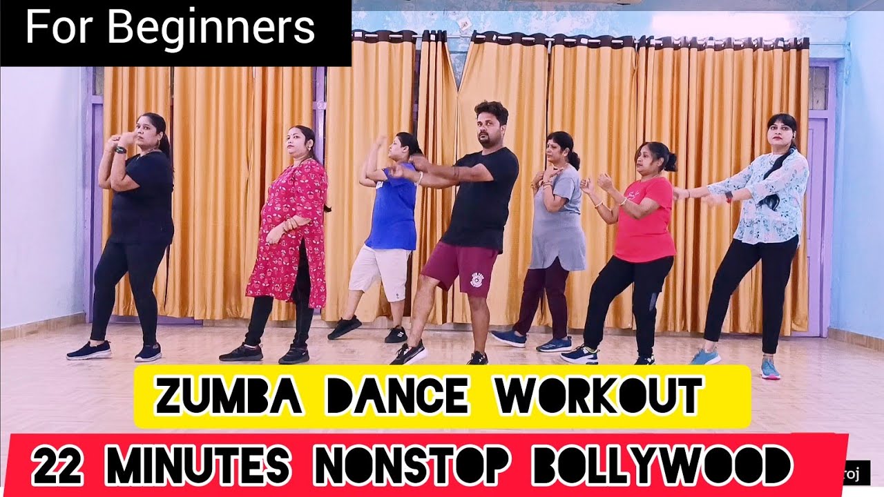 22 minutes Nonstop Bollywood Dance Workout for beginners easy steps | 2023 new for Indian house wife