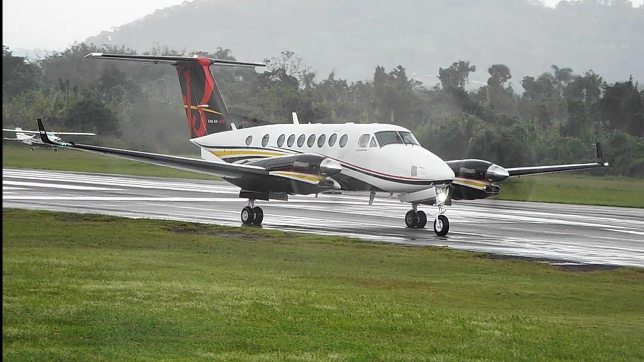 Blackhawk King Air 350i/XP67A Decolagem em Angra dos Reis RJ