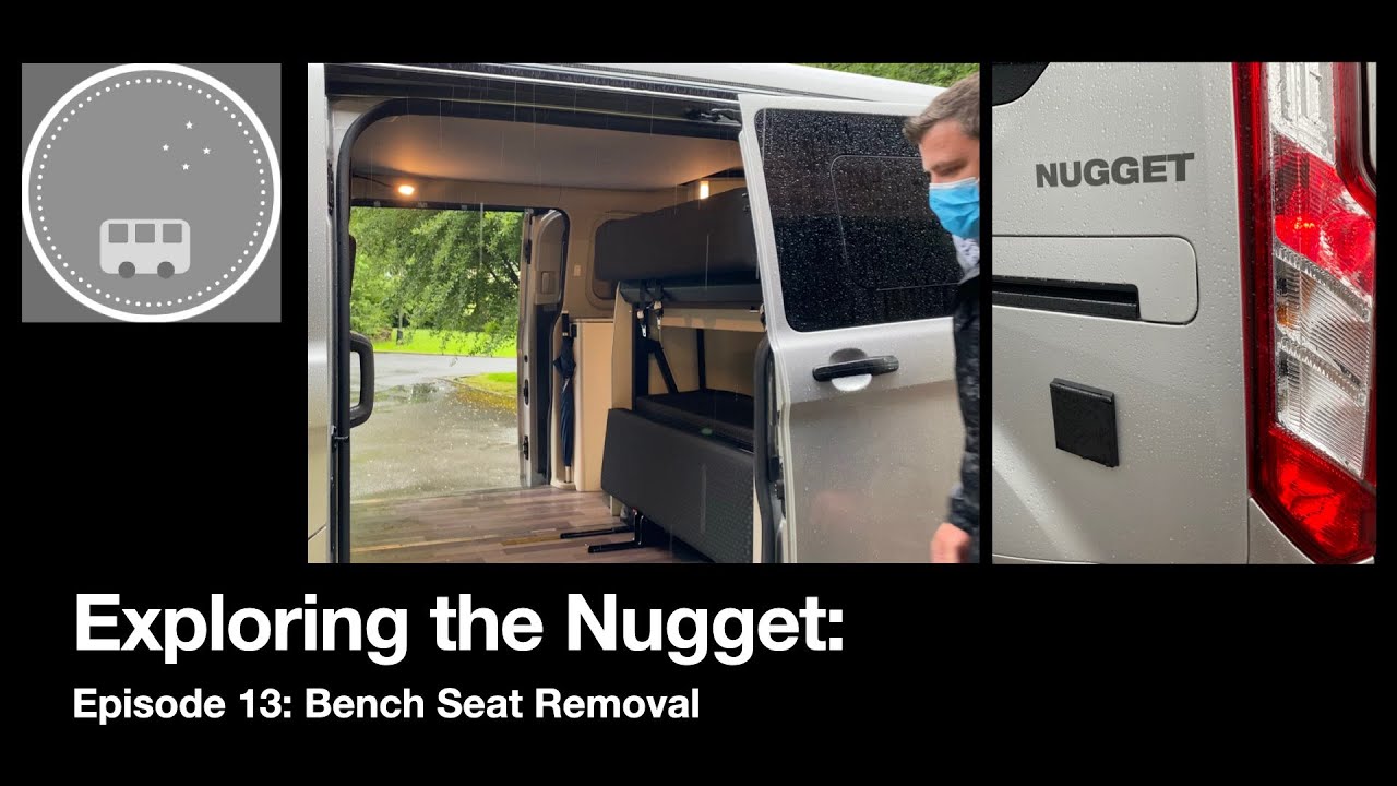 Ford Transit Custom Nugget Family Campervan UK Episode13: Bench seat removal