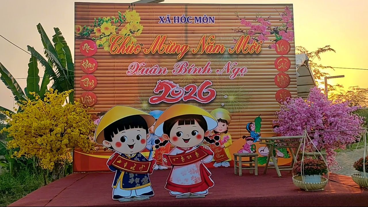 Đường Hoa song hành,hóc môn ngày 23 Tết ,ấm áp vui tươi #flower #happynewyear #tetviet #beauty 