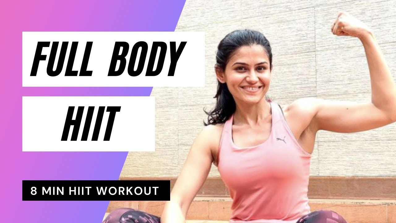 8 MIN HIIT WORKOUT with Amrapali Patil I No Equipment