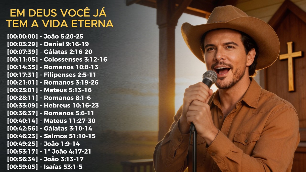 Em Deus Você Já Tem a Vida Eterna | Cante a Bíblia em Sertanejo | Louvor Gospel | Lembra Michel Teló