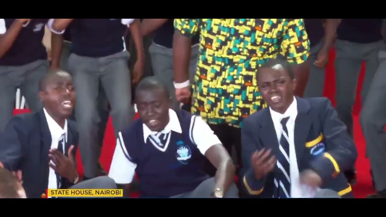NGENIA HIGH SCHOOL CHOIR Perfoming NAKUFA by Okello Max at the State house Nairobi 2026 PGA