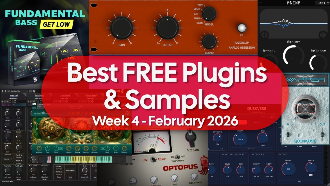 Free Plugins and Samples – Week 4 - February 2026 – No Talking