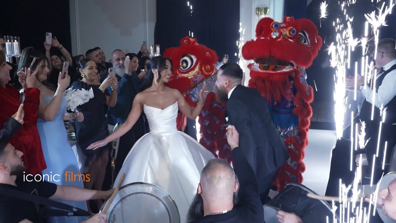Epic Lebanese-Vietnamese Wedding Entry I Arabic Music & Dance