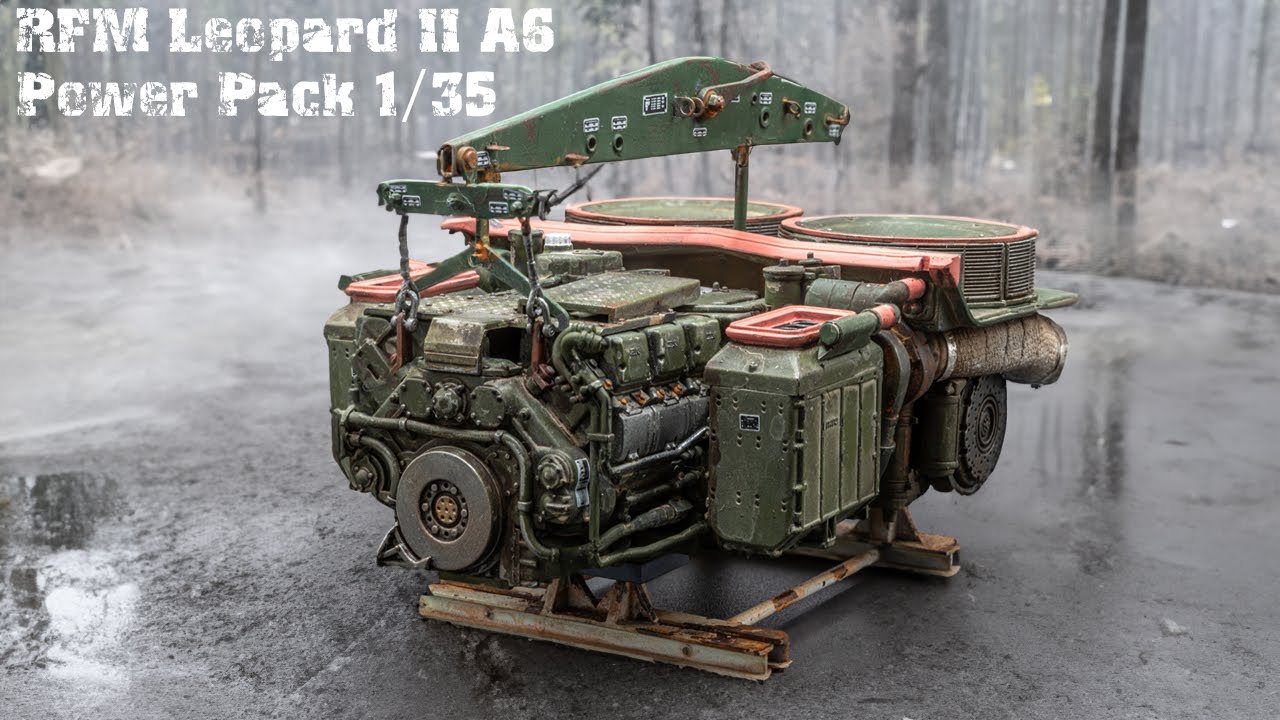 Getting back to work on the RFM Leo II A6 Power pack kit