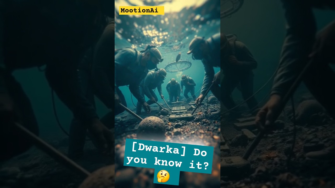 Exploring India's Hidden Ancient City: Dwarka, the Mythical Atlantis #history #ancient #shorts