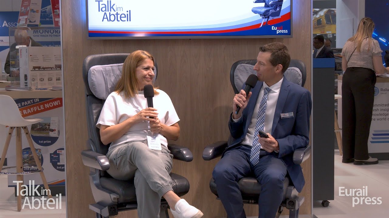 Talk im Abteil mit Gabrielle Costigan #innotrans