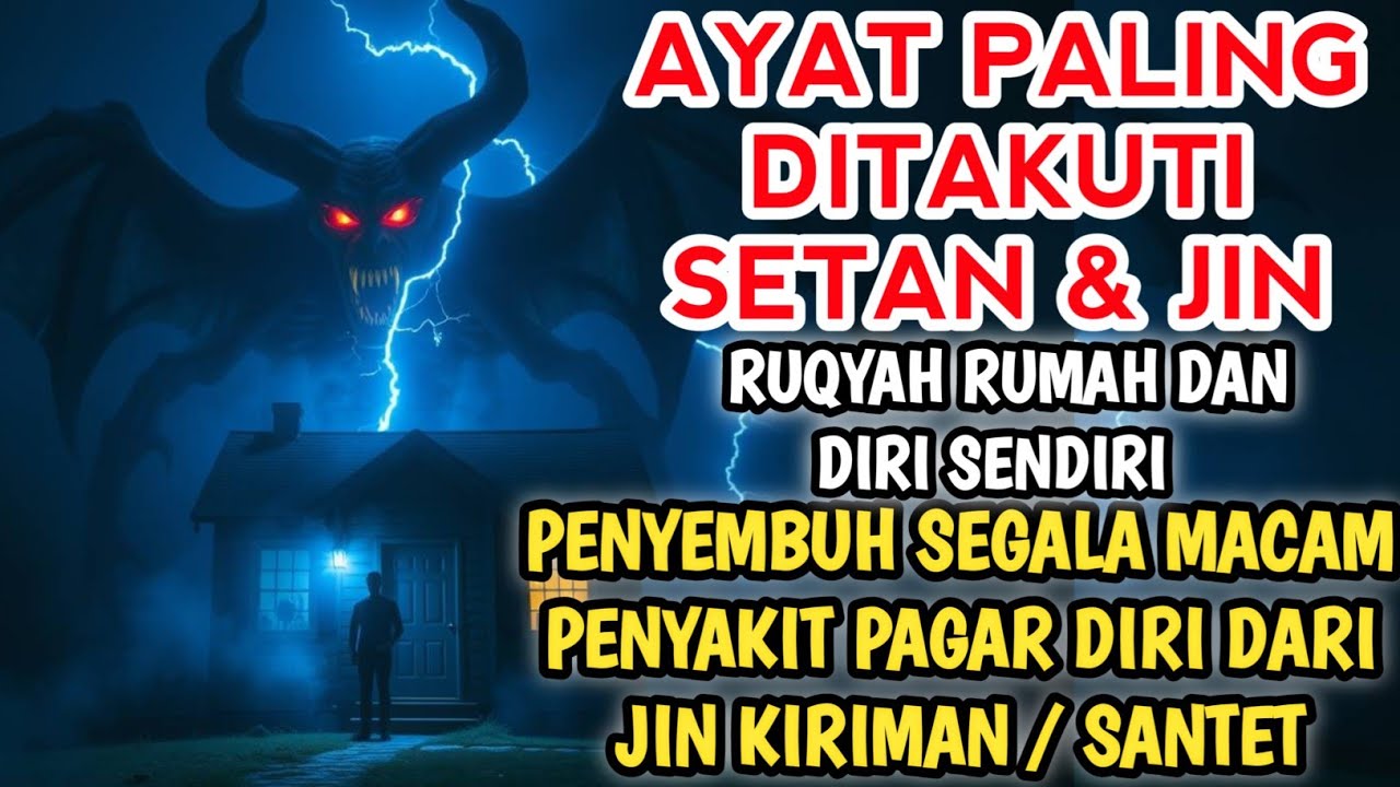 RUQYAH RUMAH PENGUSIR JIN, SETAN & SIHIR DI RUMAH & TUBUH, PENENANG HATI & PIKIRAN | ALAA AQEL