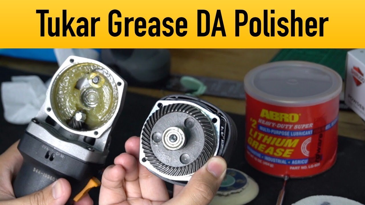 Grease your DA Polisher ft. Shinemate EX603