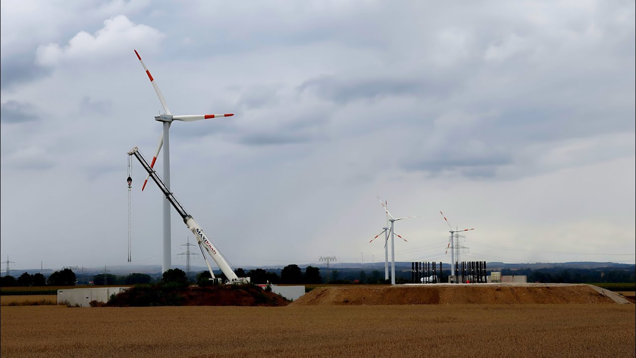 Repowering Windpark Langendorf-Elsteraue / 5× Vestas V162 EnVentus ersetzen 7× GE Wind Energy 1.5sl