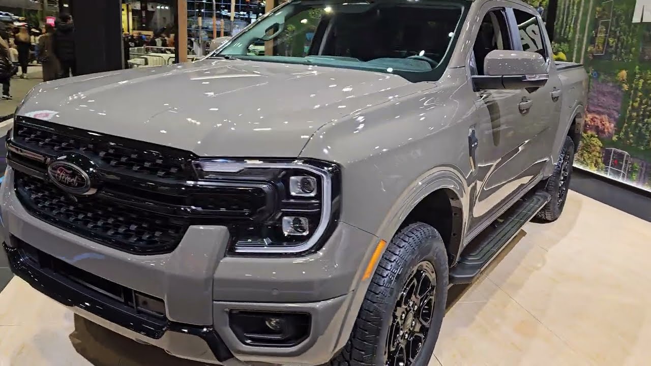 2026 FORD RANGER LARIAT MARSH GRAY 4K WALKAROUND