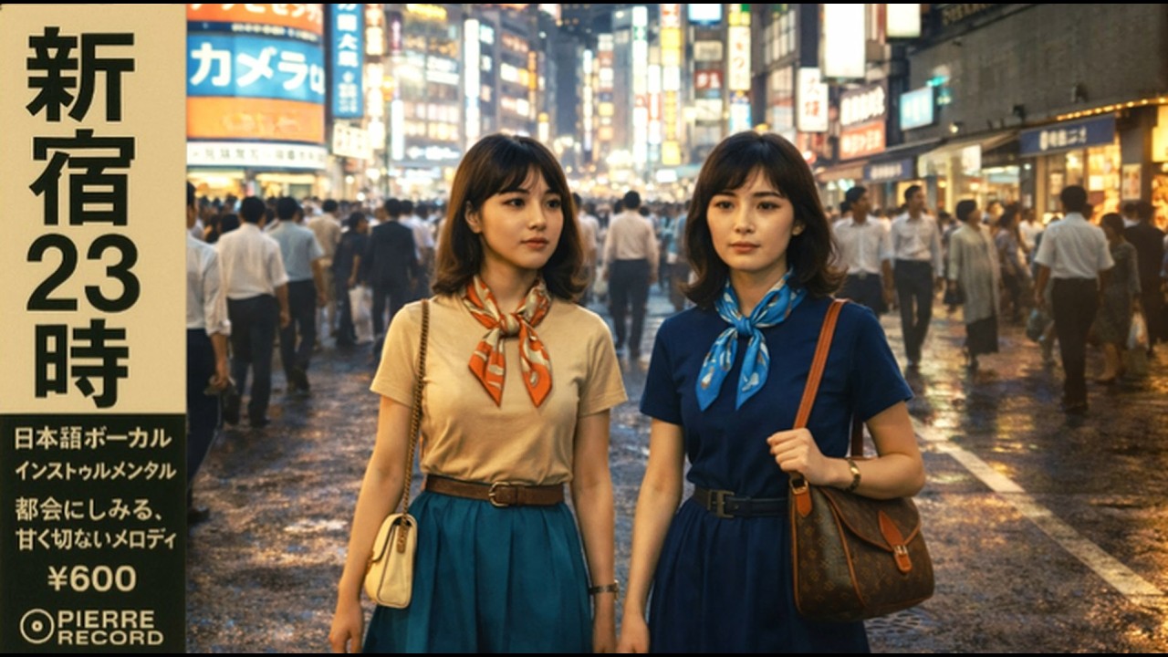 【昭和歌謡曲】 新宿23時｜新宿の夜に響く70年代バラード
