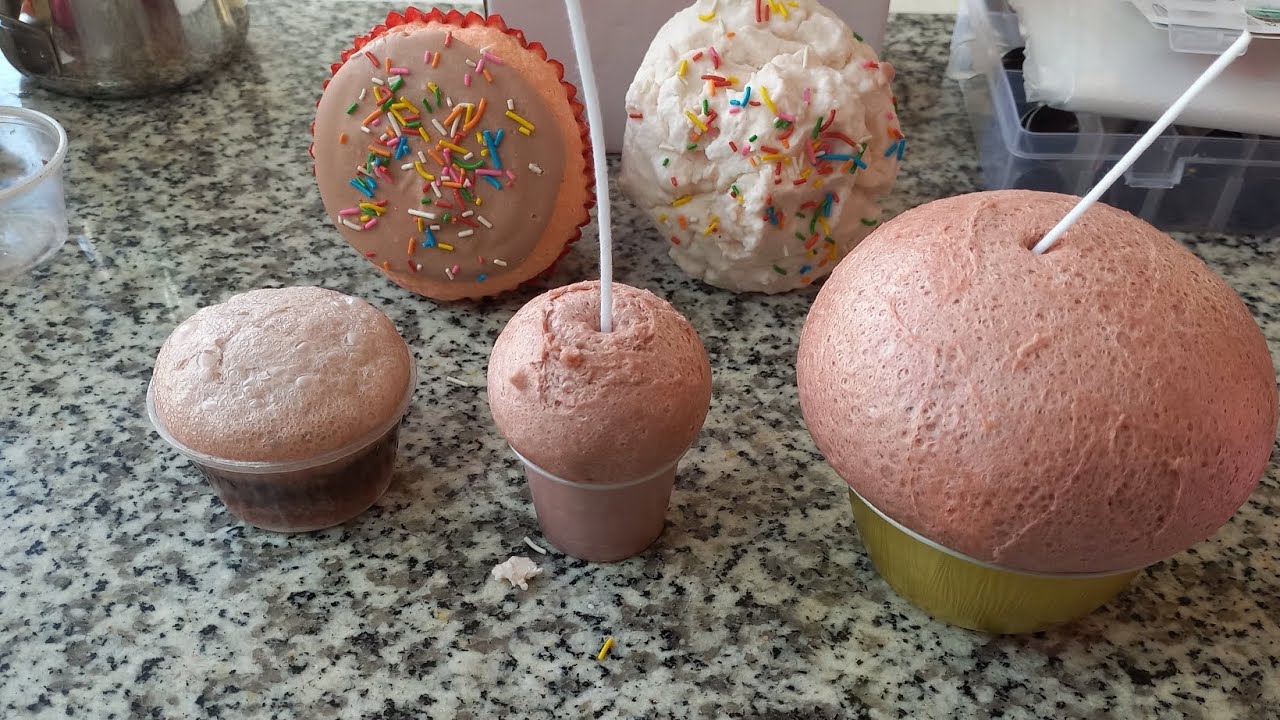 velita que crece o velita cupcakes quieres aprender Yo te enseño!!❤🕯