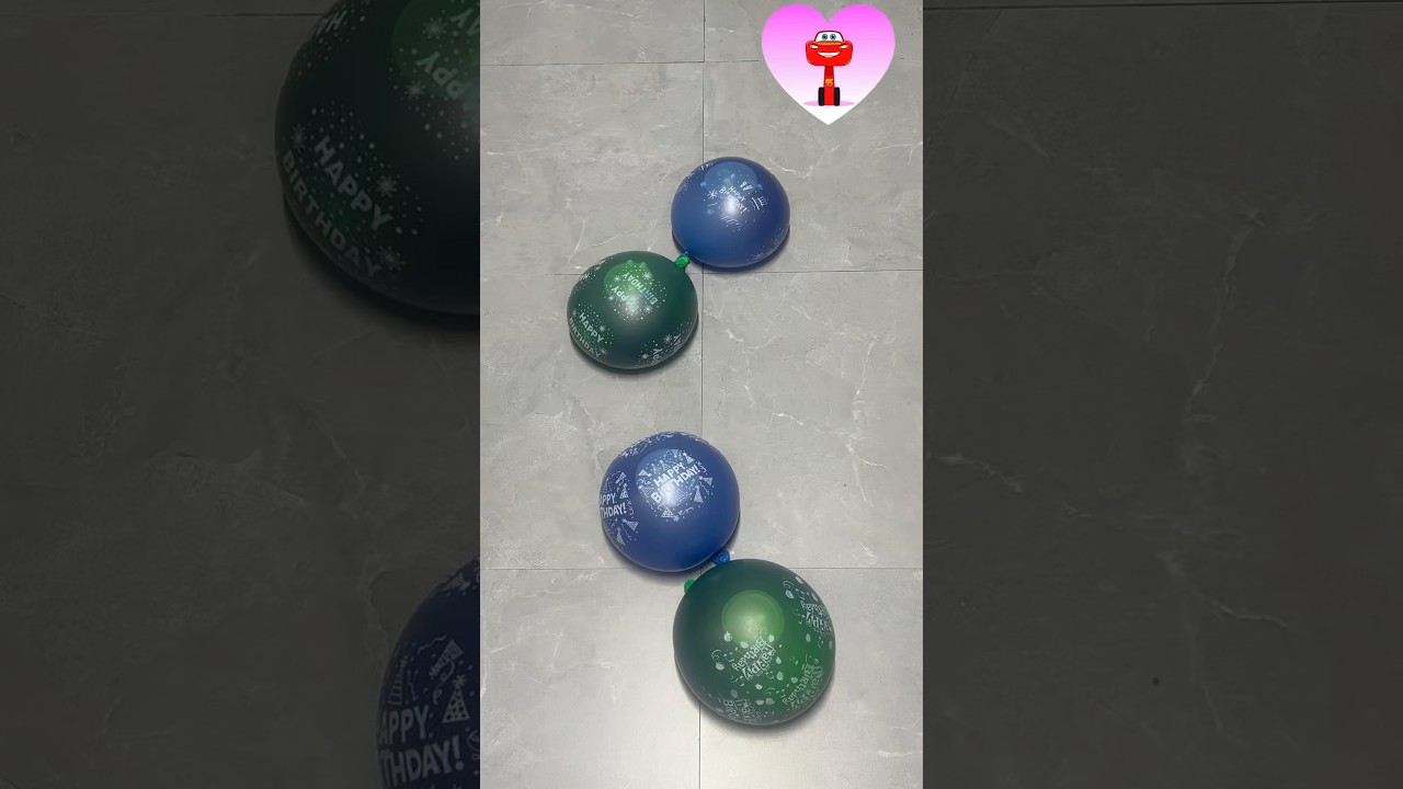Color Explosion! Watch These water balloons Pop