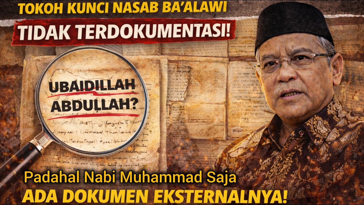 Habaib Baalwi Tamat, Bukan Keturunan Nabi Saw || Kajian Filologi Prof Menachem Ali