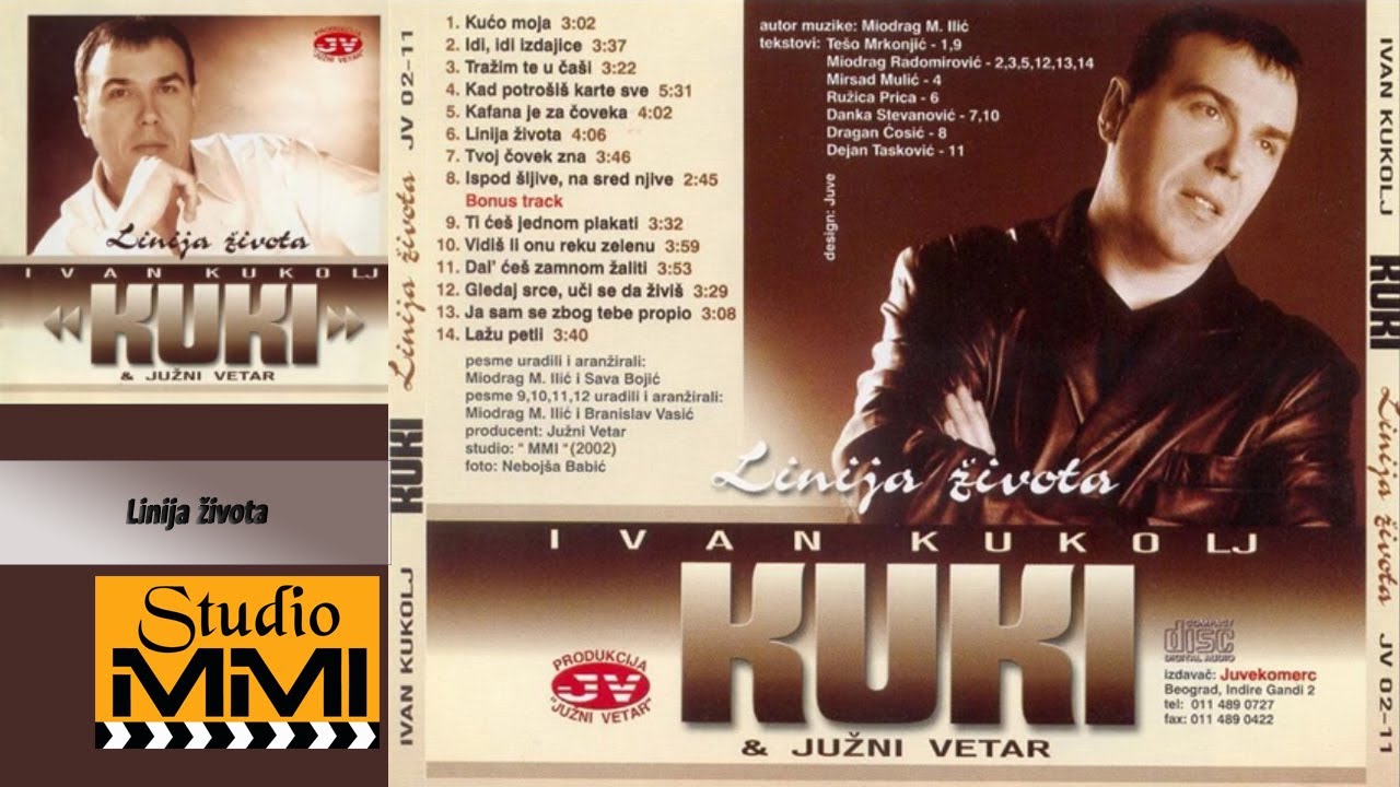 Ivan Kukolj Kuki i Juzni Vetar -  Linija zivota (Audio 2002)
