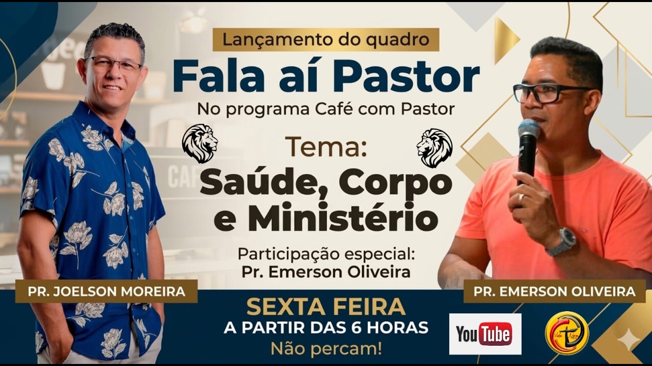 FALA AÍ PASTOR com Pr. Emerson Oliveira no Café com Pastor Joelson Moreira 20-03-2026