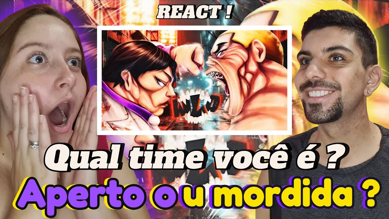 WLO - Aperto ou Mordida [ Baki Rahen / Hanayama VS Jack Hanma ] | 🔥REACT CASAL NERD