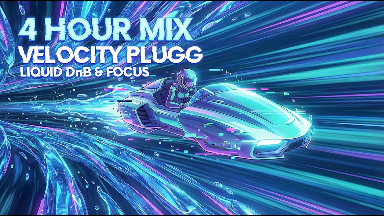 4 HOUR Ambient Plugg x Liquid DnB Mix ⚡ [Fast Music for Gaming & Focus]