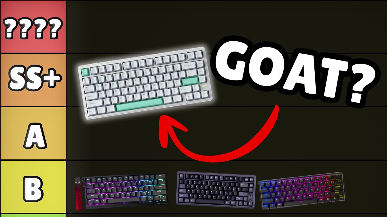 BRUTALLY Ranking the MOST Popular Gaming Keyboards on a Tier List!