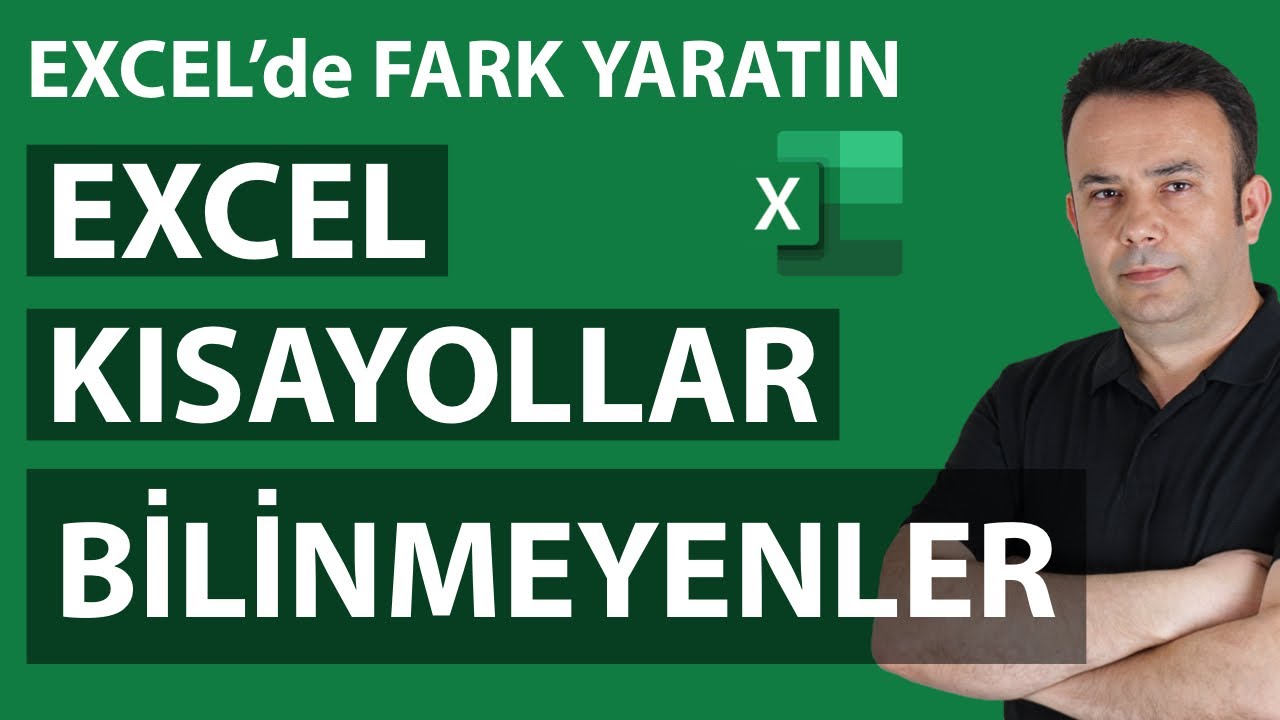 Excel kısayollar, bilinmeyen yöntemler [Canlı Yayın]I