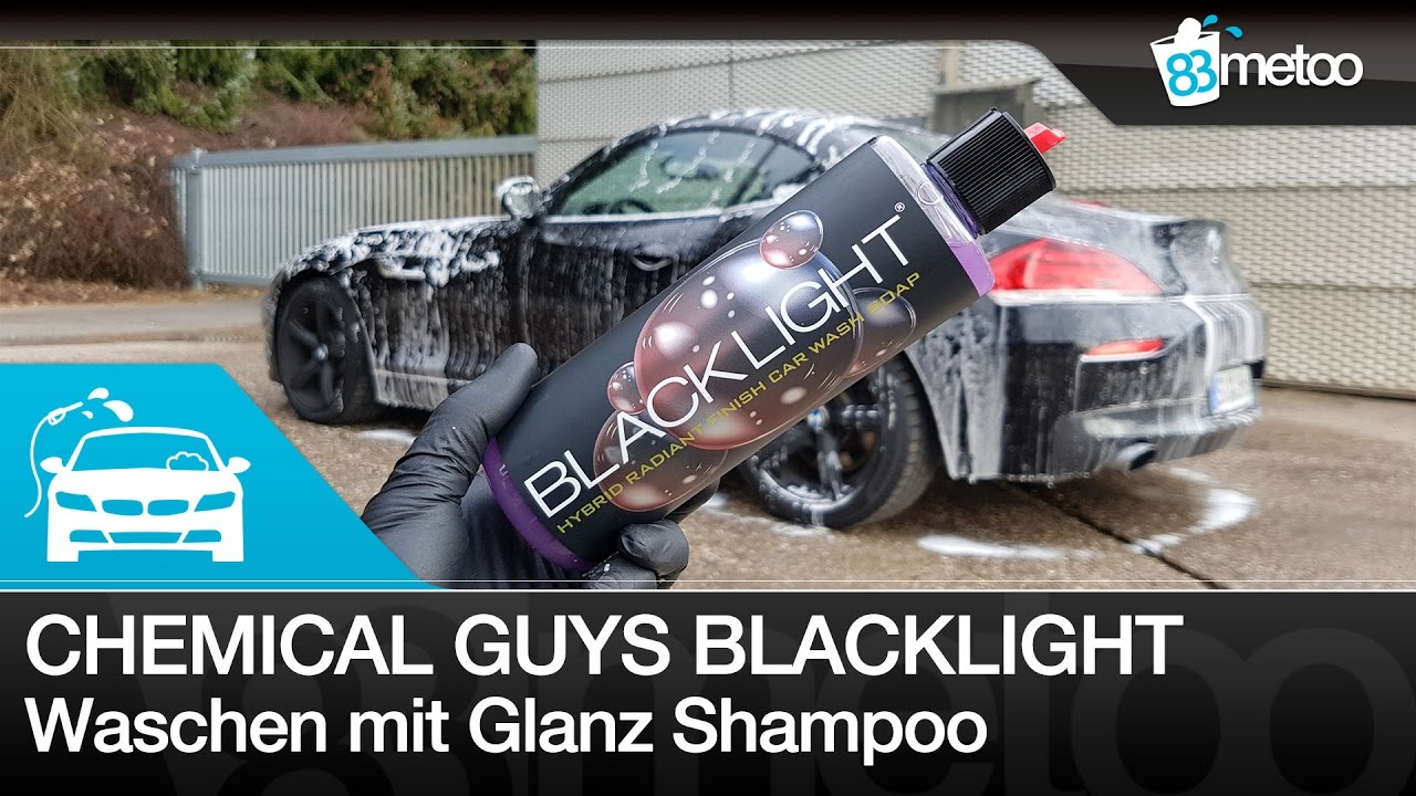 Chemical Guys Blacklight Shampoo meine Erfahrung und Anwendung | Glanzshampoo