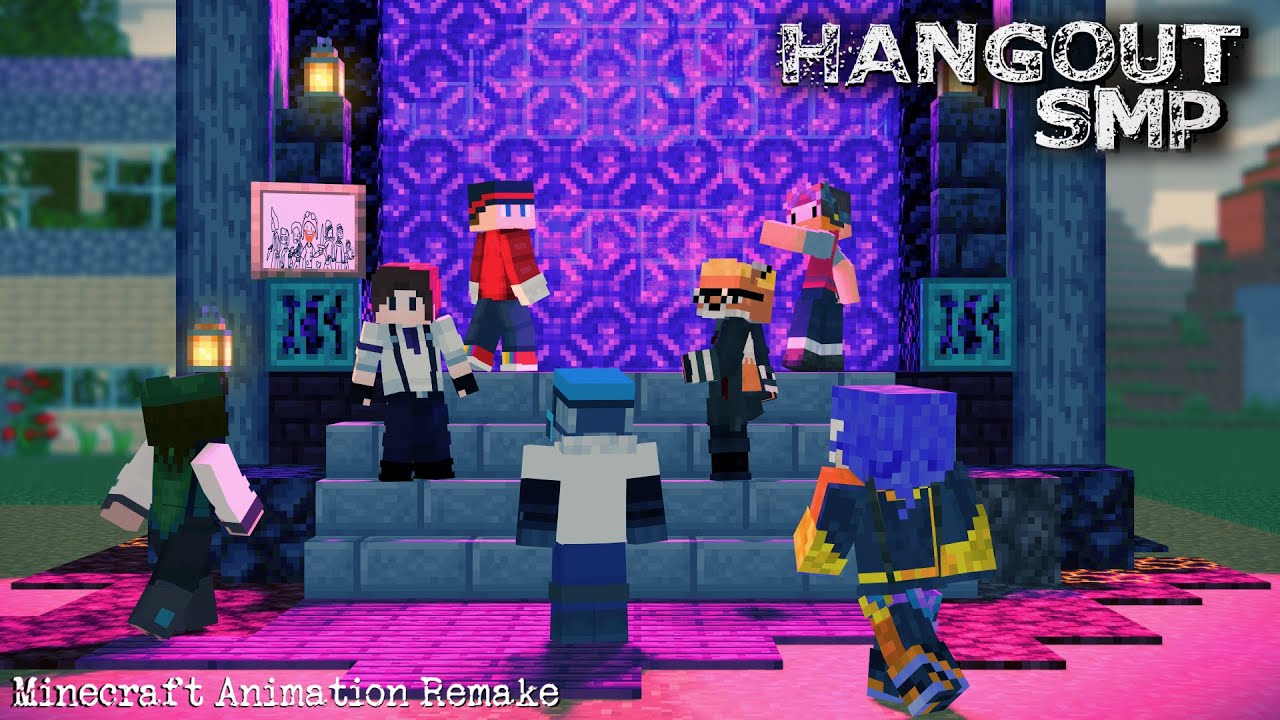 Hangout SMP「KICK BACK」| Chainsaw Man Opening  Minecraft Animation Remake