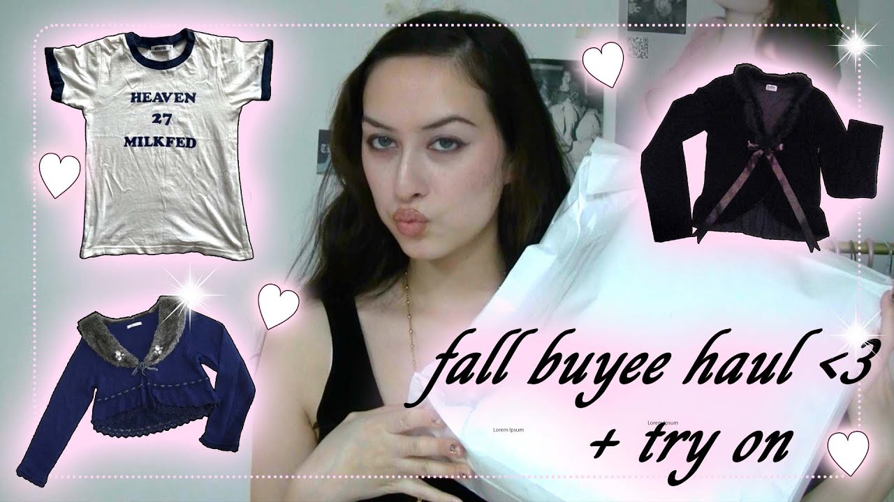 ౨ৎ fall/winter buyee haul + try on🧸 90s japanese thrift, milk fed, liz lisa ౨ৎ