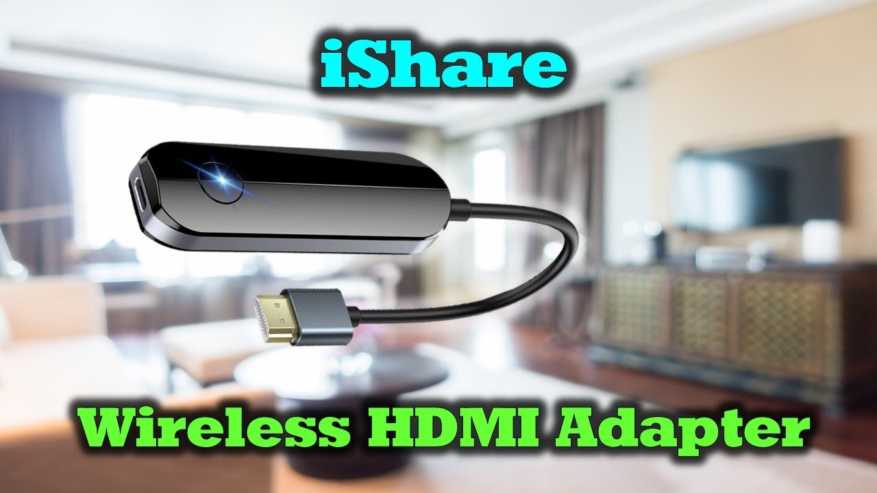 iShare — беспроводной HDMI-адаптер — простое подключение