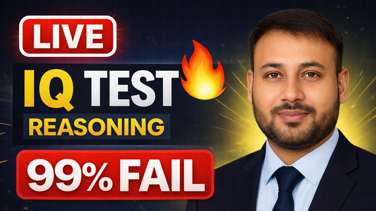 🔴 LIVE IQ Test 😱 | Reasoning Question | Comment Answer 🔥#live #reasoninglive #iqtest