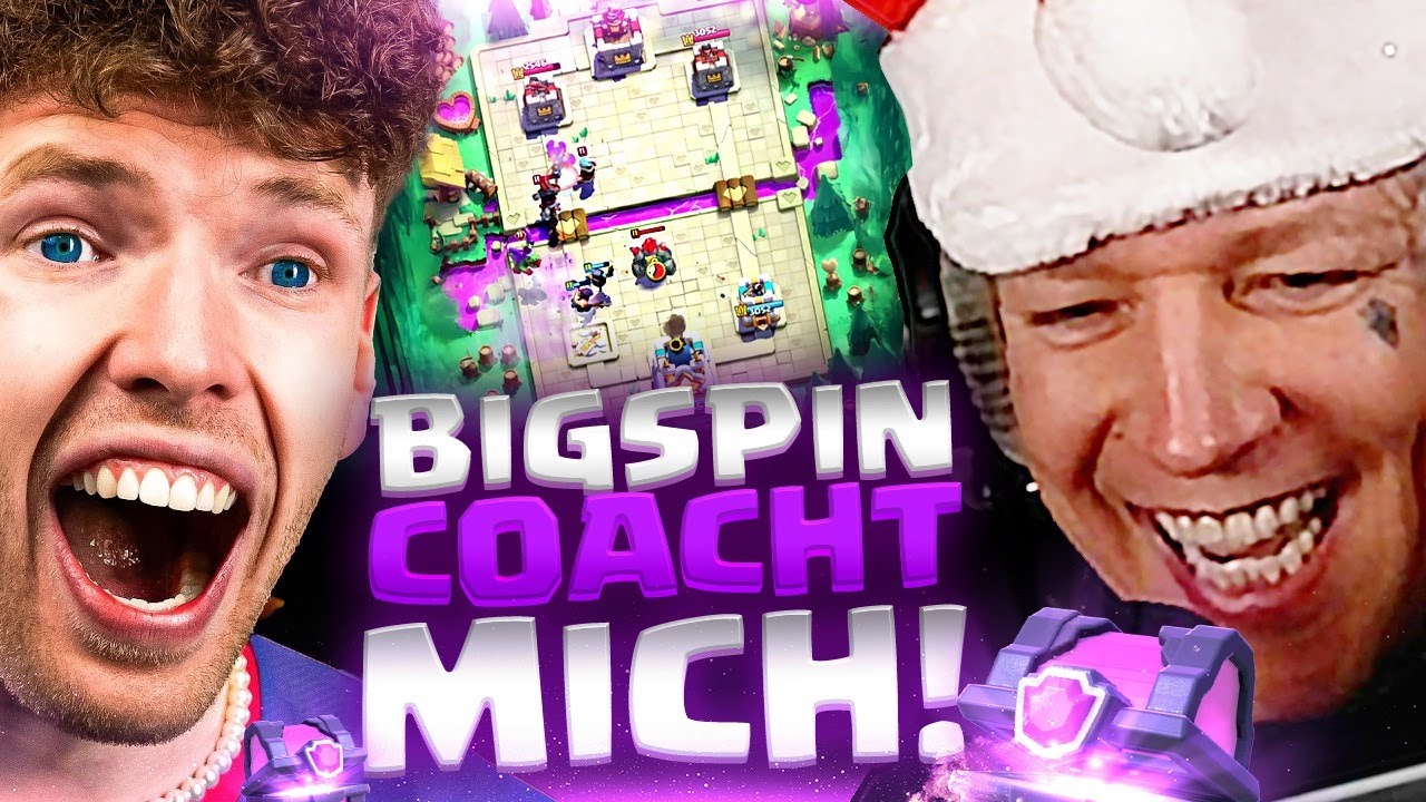Einer der BESTEN Spieler Deutschlands TESTET MICH😳 mit @BigSpinCR | Clash Royale | SpontanaBlack