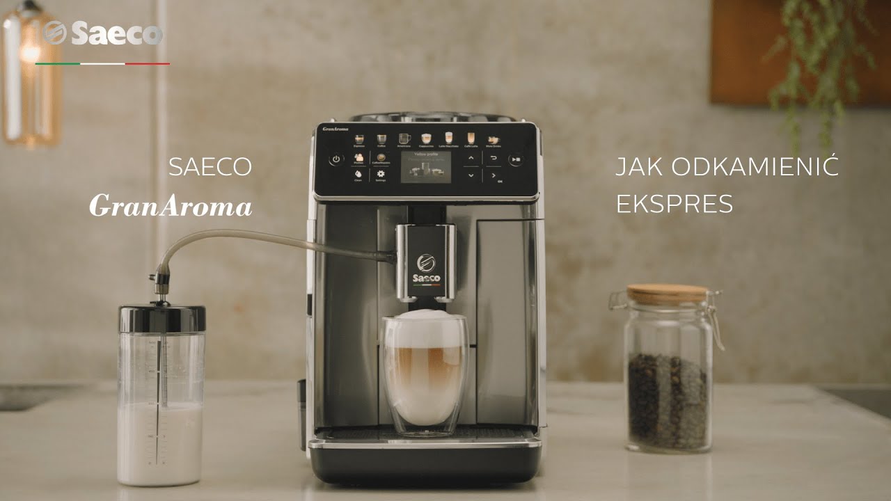 Jak odkamienić ekspres do kawy Saeco GranAroma (modele SM658XX)? - instrukcja